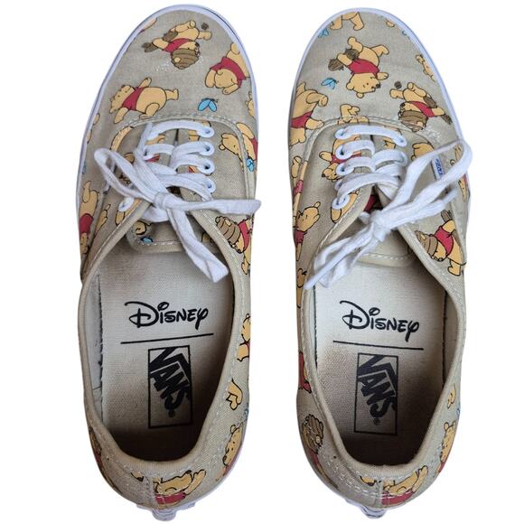 Disney Winnie the Pooh Vans Sneakers Unisex Sizing Women's 11 Men's 9 1/2 - Picture 3 of 6